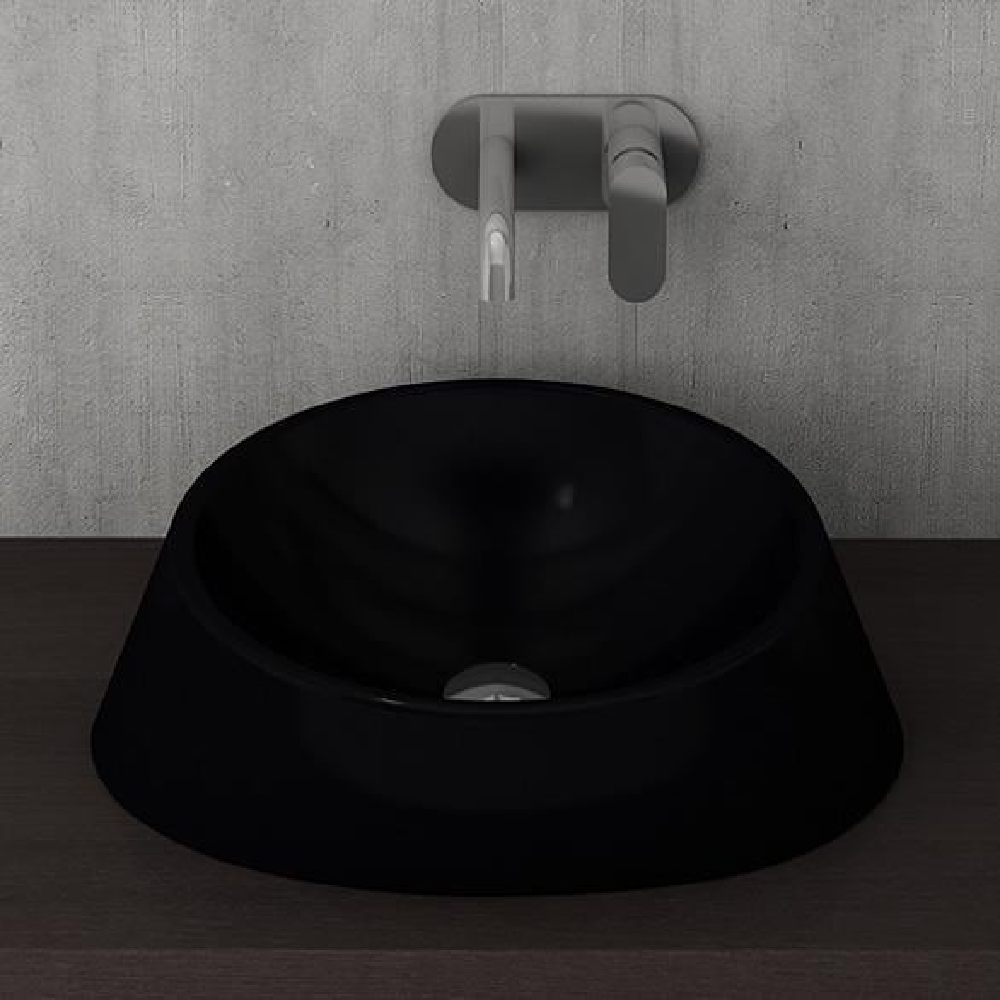 Bocchi Venezia Çanak Lavabo 56 cm Par. Siyah 1010-005-0125