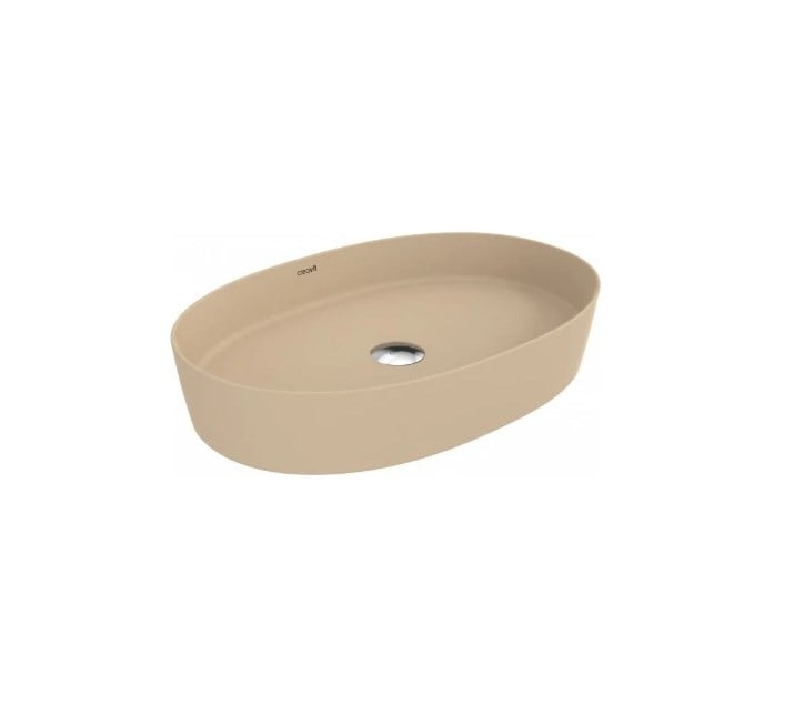 Creavit LP160 Loop Oval Çanak Lavabo 40x60 cm Mat Cappuccino