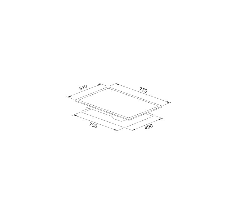 FRANKE FRSM 704 C TOD BK Black Glass Elektrikli Cam Ocak 108.0669.471