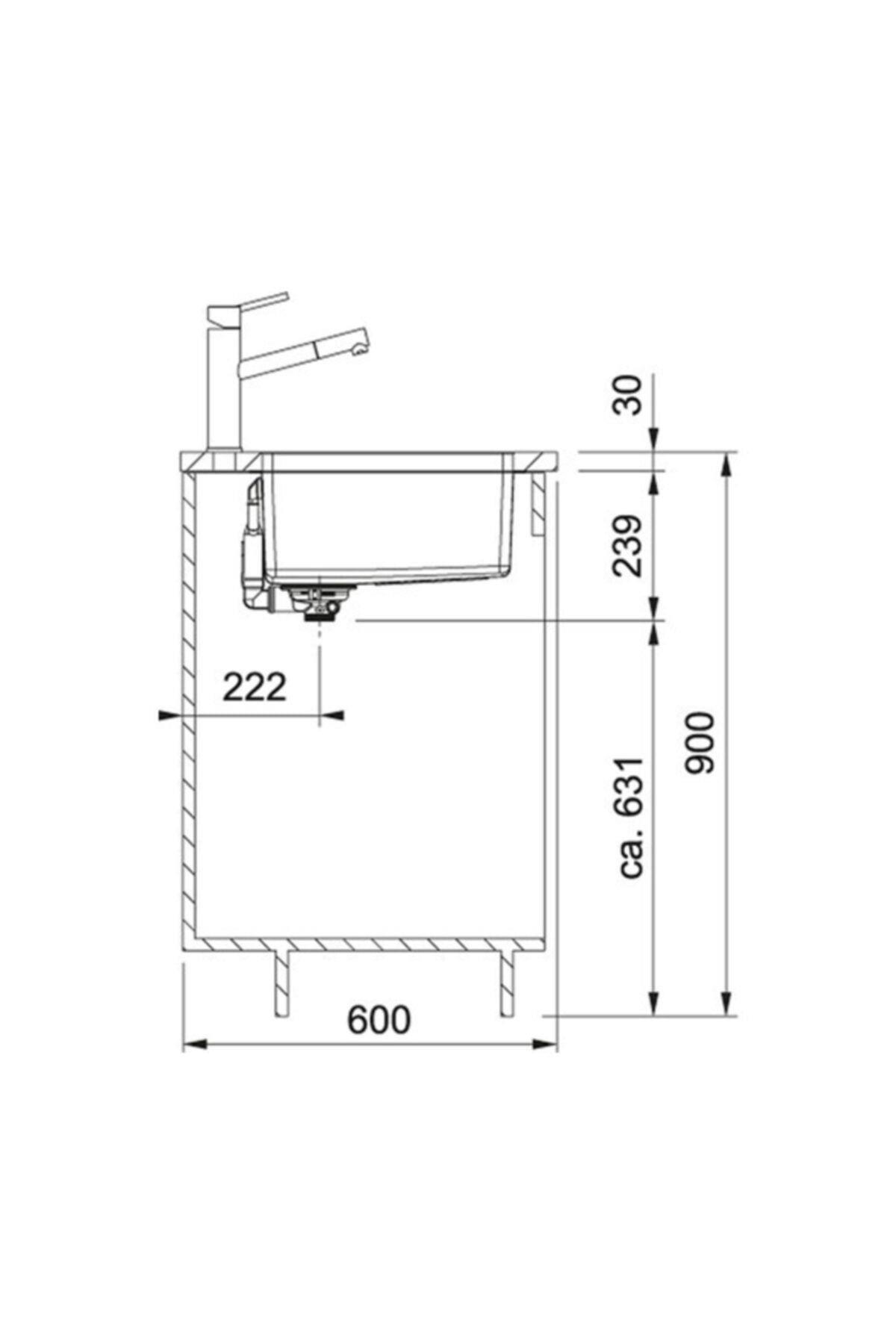 Franke Maris Mrx 110-55 Paslanmaz Çelik Evye