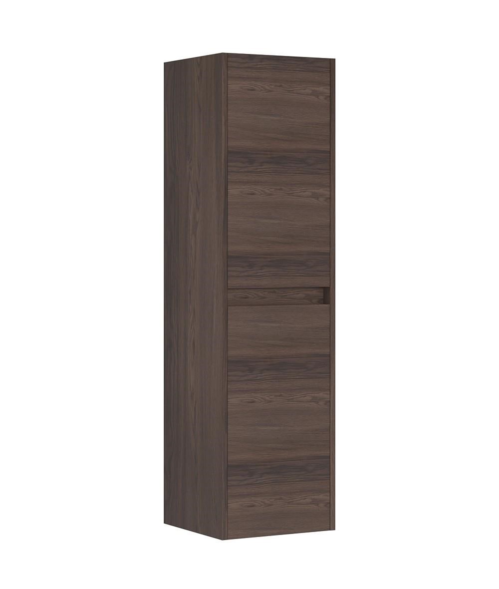 Orka Side 40 CM Banyo Boy Dolabı Navaro-Koyu Meşe