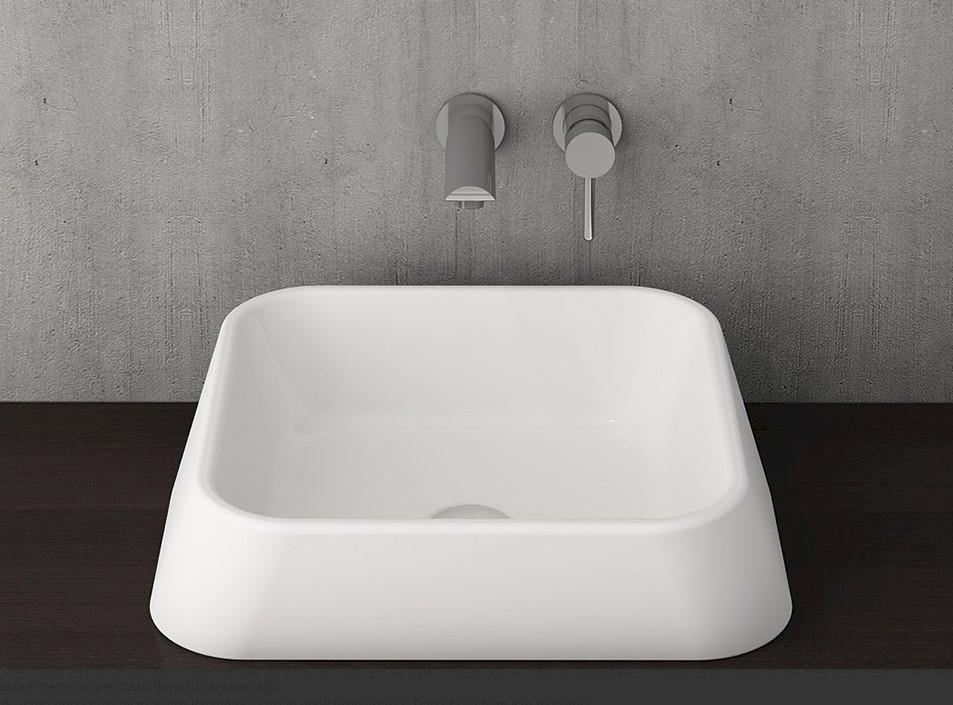 Bocchi Firenze Çanak Lavabo Parlak Beyaz 1005-001-0125