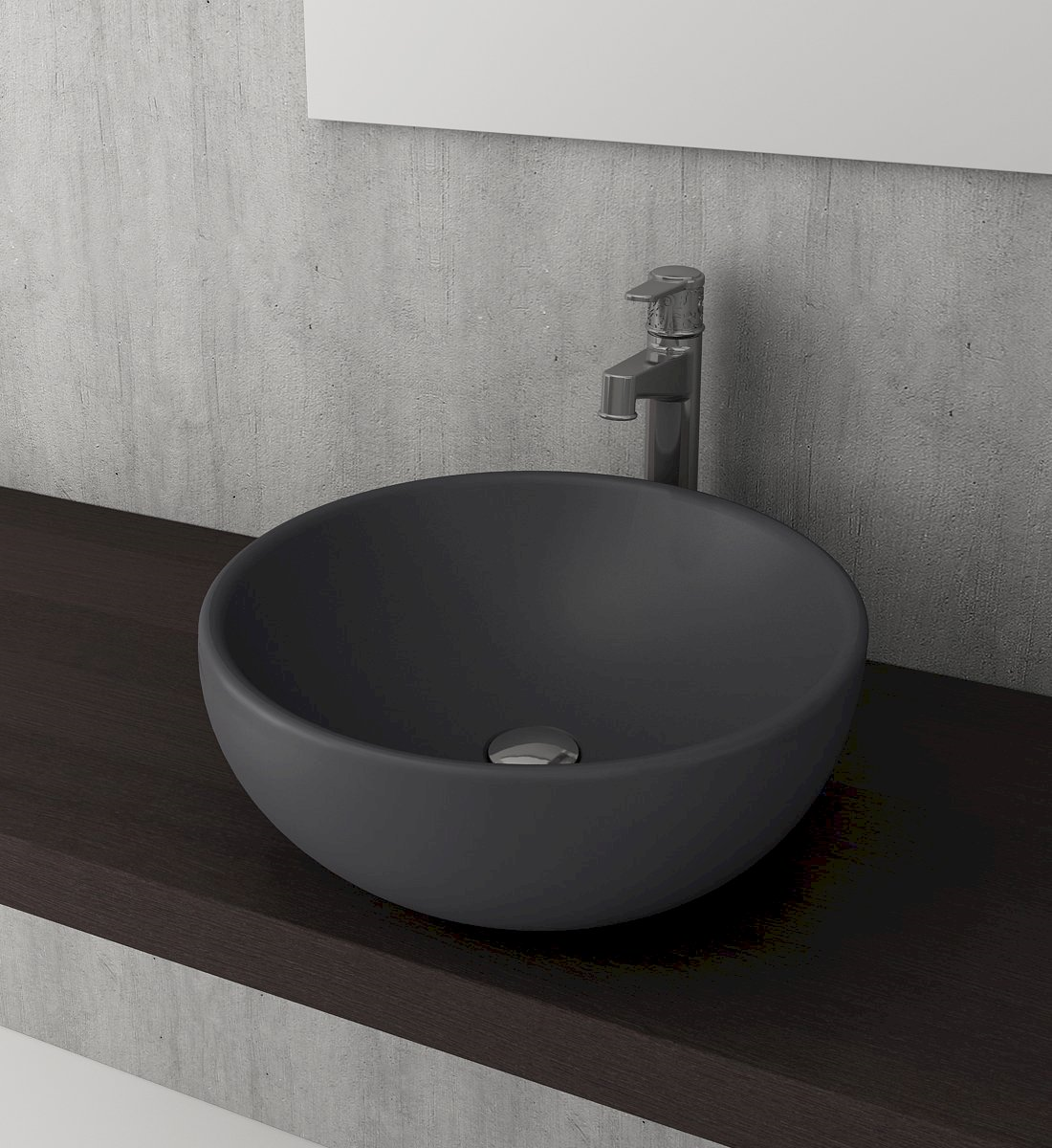 Bocchi VENEZIA ÇANAK LAVABO 45 CM MAT ANTRASİT 1119-020-0125