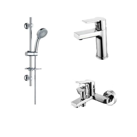 Creavit SH425 5 Fonksiyonlu El Duş Luna 3lü Set