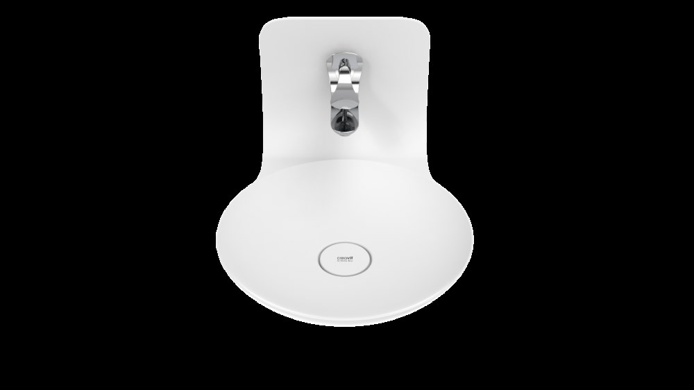 Creavit Foglia 45 Cm Set Üstü Lavabo Batarya Düzenli Fg045