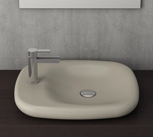 Bocchi Fenice Tezgah Üstü Lavabo Kaşmir 55 cm 1489-011-0126