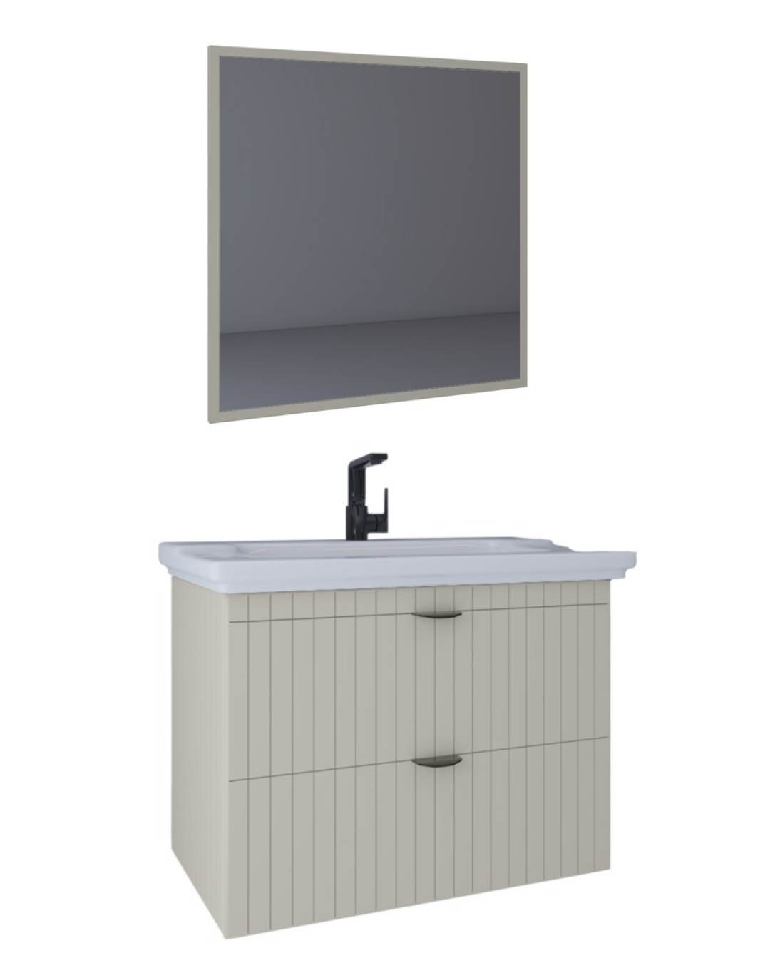 Kobos Noble Banyo Mobilyası Takımı Çekmeceli