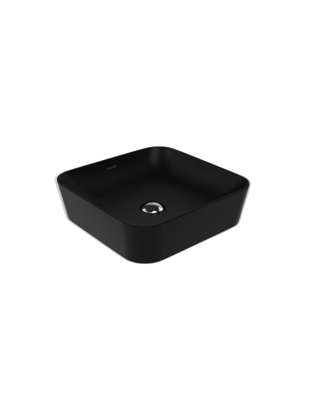 Creavit Ultra Tezgah Üstü Lavabo 40 cm -Mat Siyah UL040KK