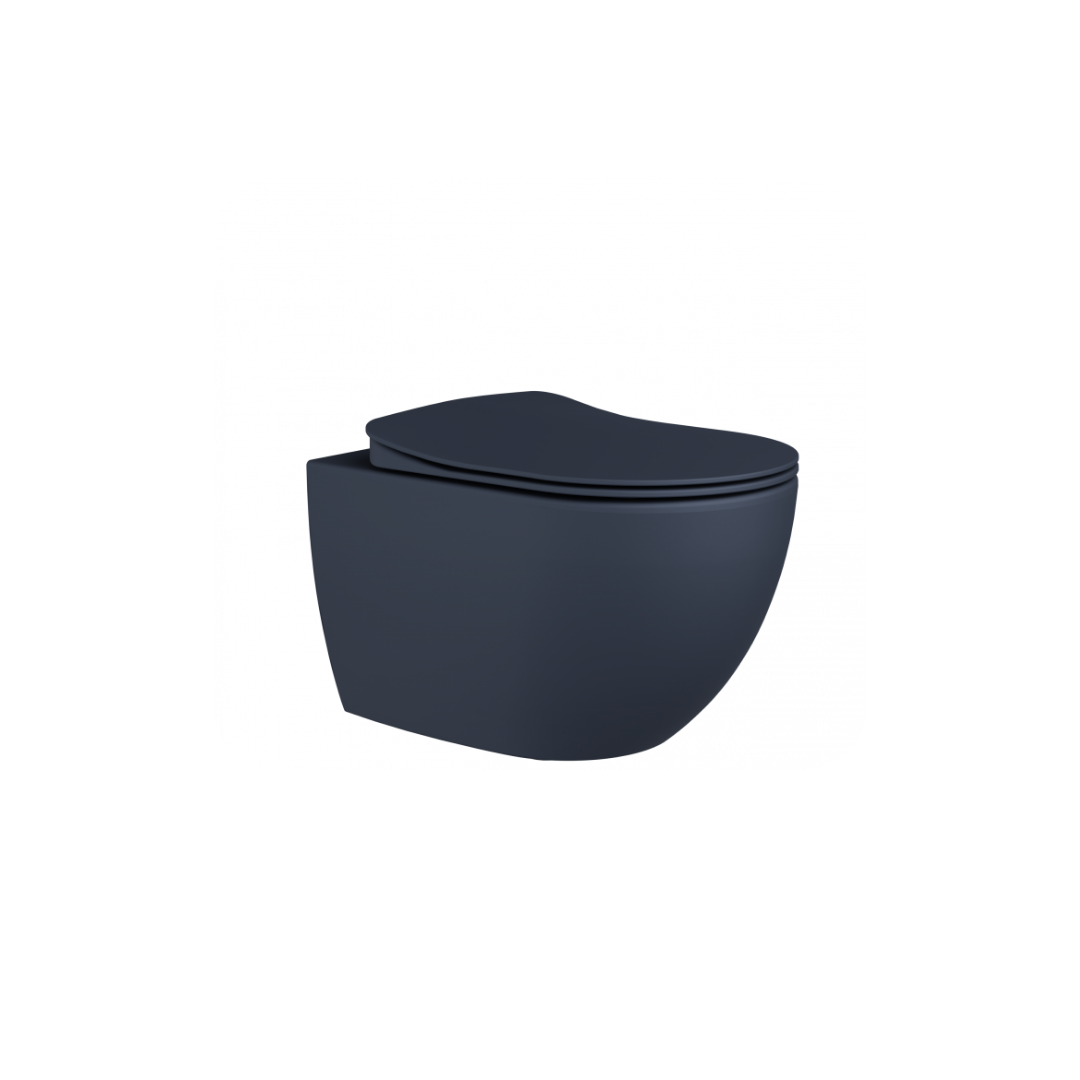 Creavit FE322-00BM00E-0000 Free Rim-Off Asma Klozet - Mat Basalt (Lacivert)