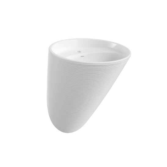 BOCCHI 1655-001-0126 Strata Asma Monoblok Lavabo, Parlak Beyaz