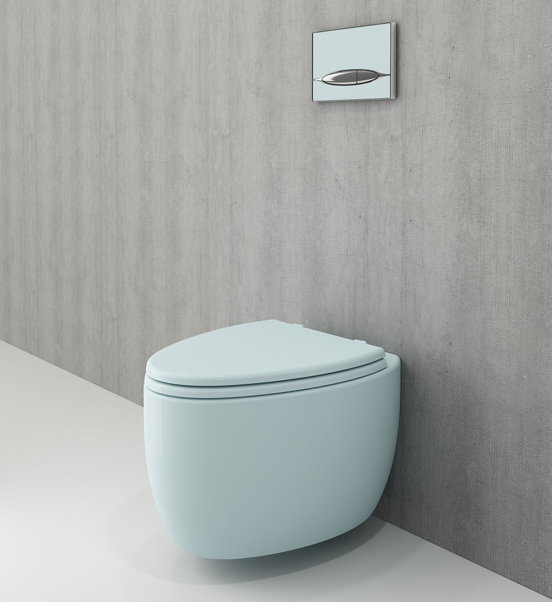Bocchi Etna Asma Klozet ve Kapak Mat Buz Mavisi 1116-029-0128