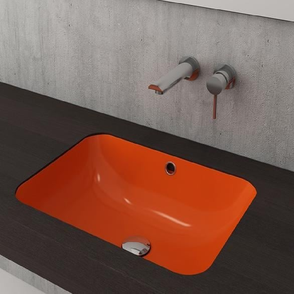 BOCCHİ Scala Tezgahaltı Lavabo 55 cm P. Turuncu 1006-012-0125