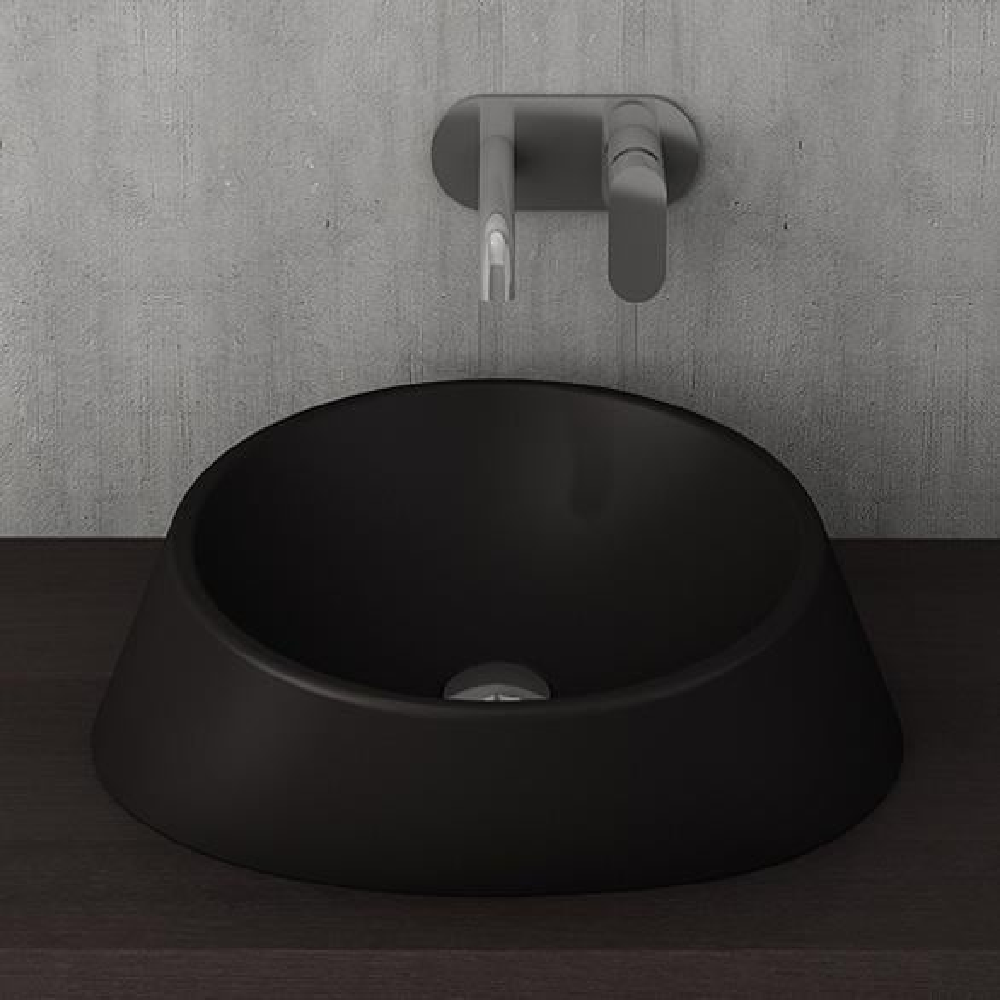 Bocchi Venezia Çanak Lavabo Mat Siyah 56 cm 1010-004-0125