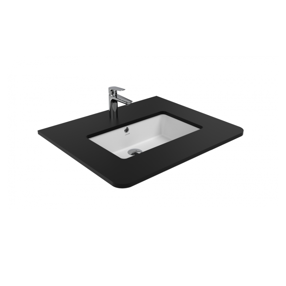 Creavit TP730 Tezgah Altı Dikdörtgen Hilton Lavabo 30X50 cm Beyaz
