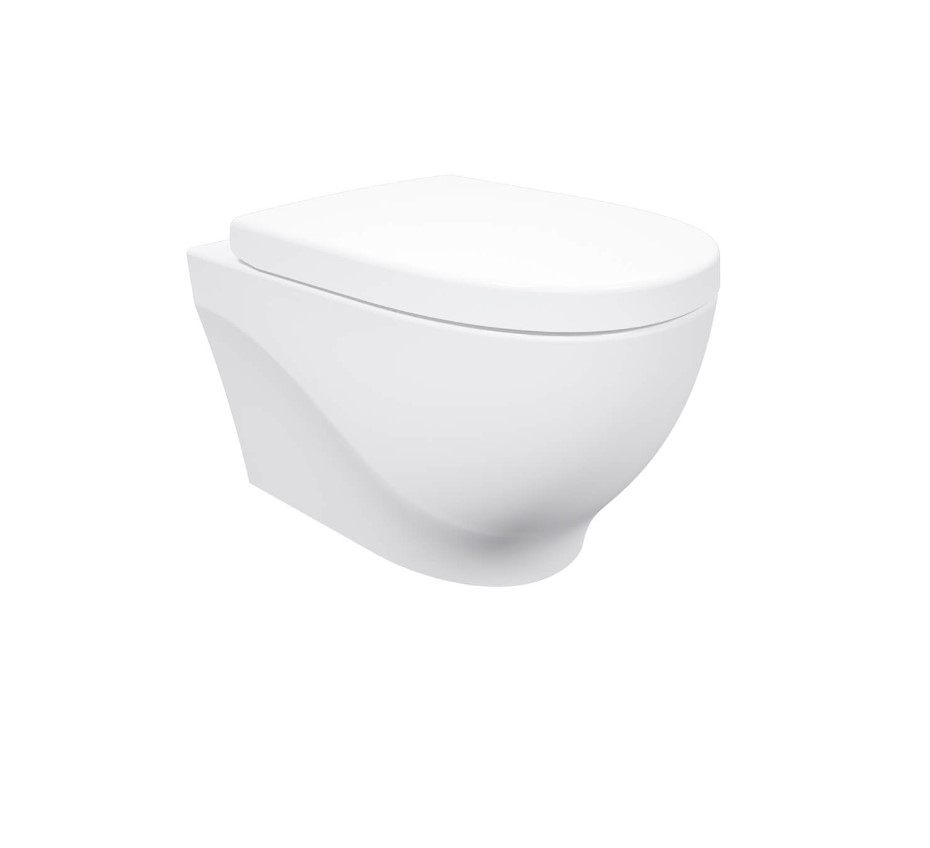 CREAVİT MA321 Mare Rim-Off Asma Klozet Ve Kapak  BEYAZ