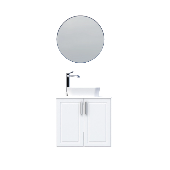 Creavit Perra Lavabo Dolabı Kapaklı Beyaz 60 cm