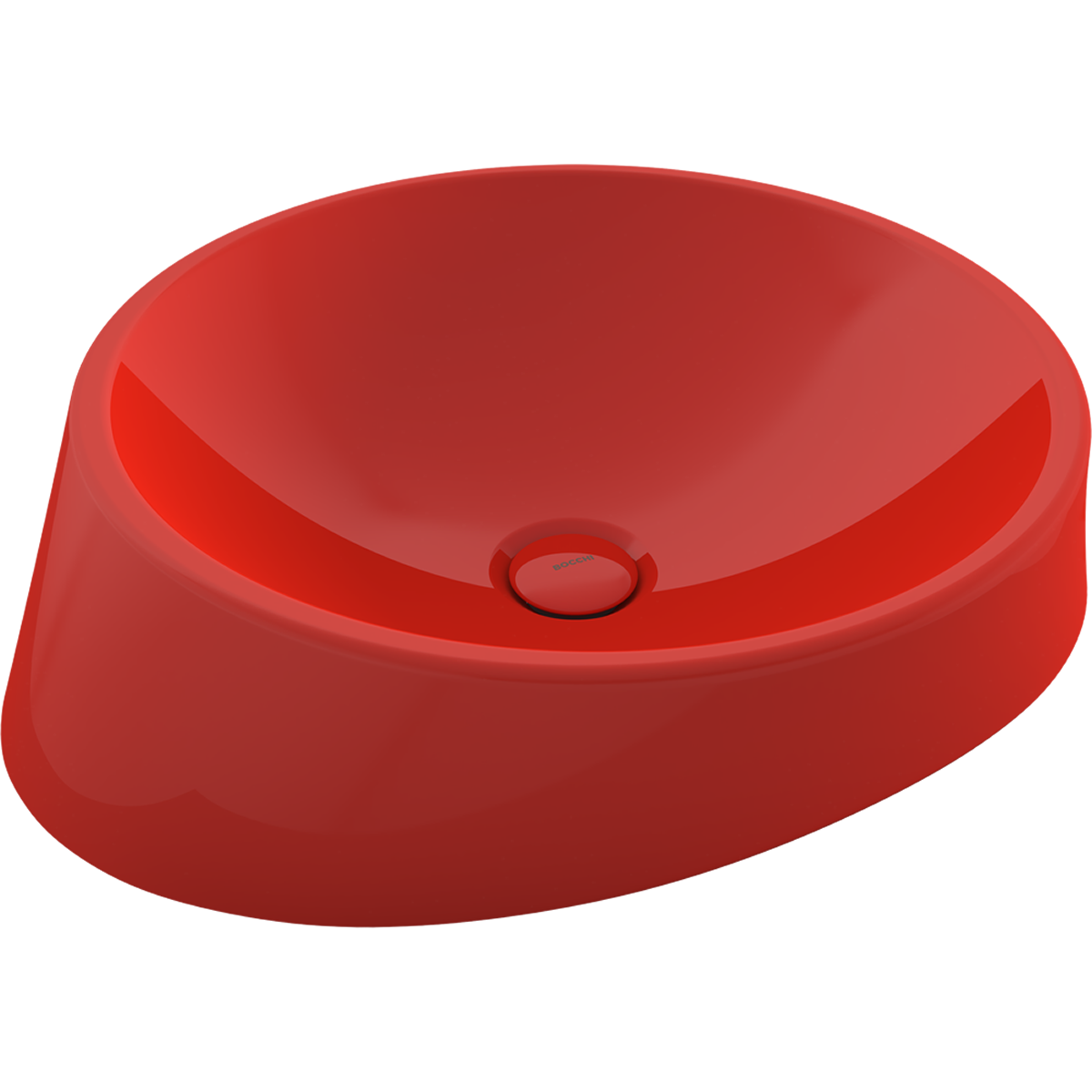Bocchi Venezia Çanak Lavabo Kırmızı 56 cm 1010-019-0125
