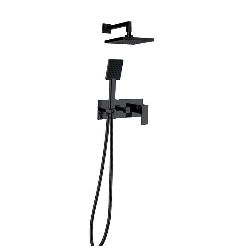 NEWARC AQUA ANKASTRE BANYO BATARYA SETİ SİYAH