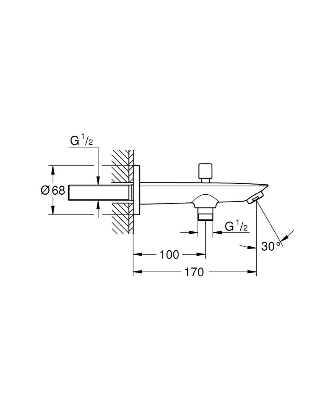 Grohe Baucosmopolitan Yön Değiştiricili Çıkış Ucu 13425001