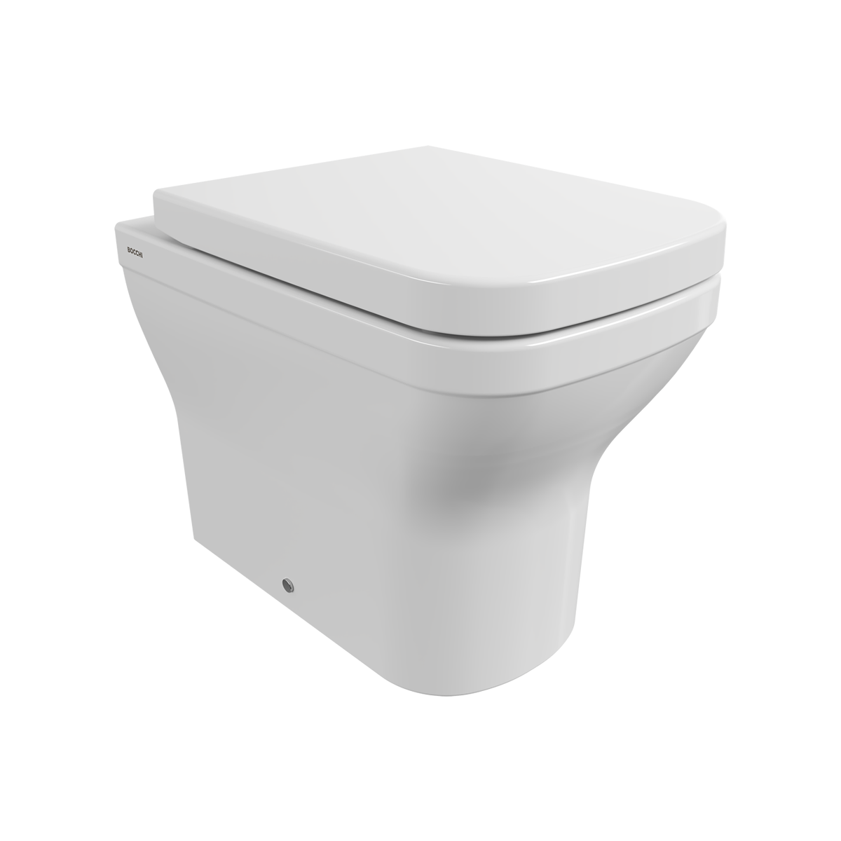 Bocchi 1525-001-0128 Firenze Yerden Klozet ve Kapağı Parlak Beyaz