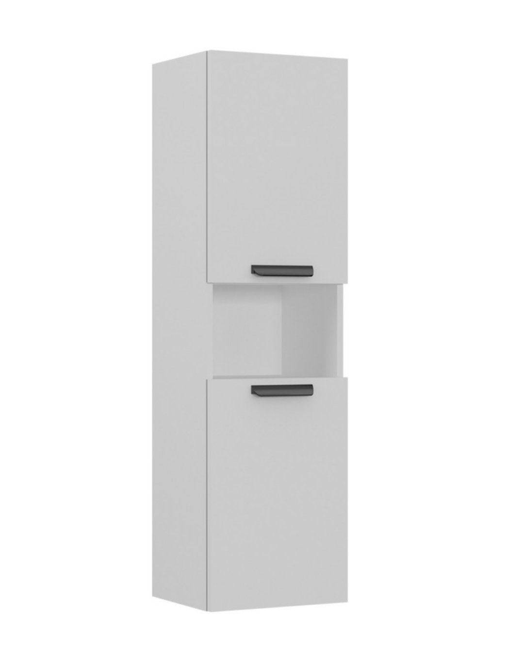 Orka Nova 40 CM Banyo Boy Dolabı Parlak Beyaz