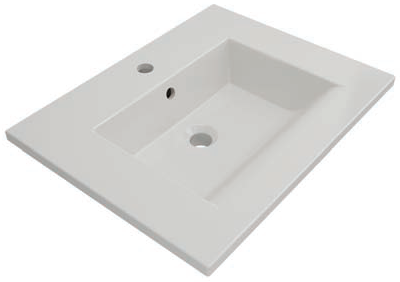 Bocchi 1161-001-0126 Milano Etajerli Lavabo 60 cm Parlak Beyaz