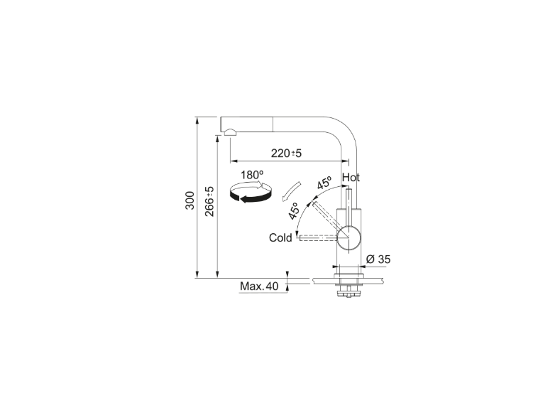 FRANKE Smart Glenda Doccia Spiralli Mutfak Bataryası 115.0706.986