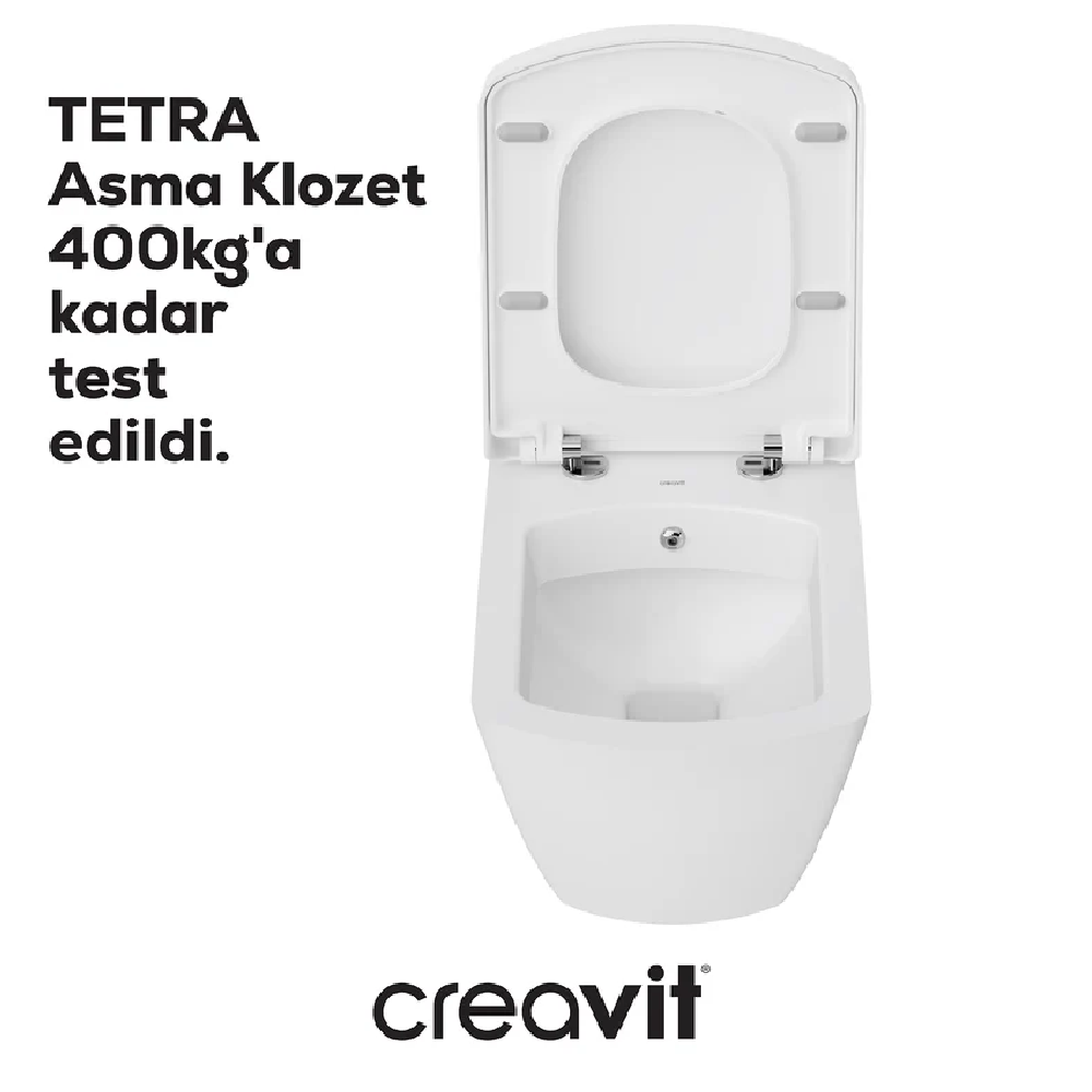 CREAVİT TP326 Asma Klozet ve Creavit Yavaş Kapanır Klozet Kapağı