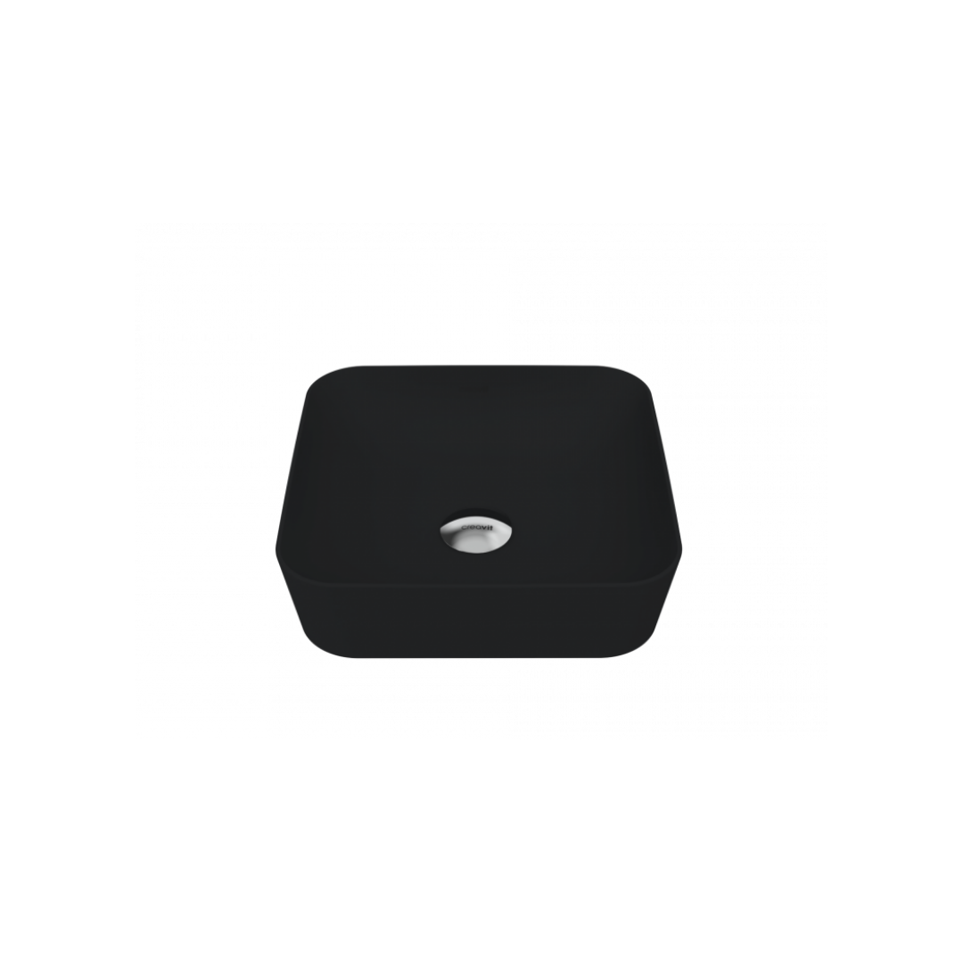 Creavit UL040 Ultra Tezgah Üstü Lavabo 40 cm -Mat Siyah
