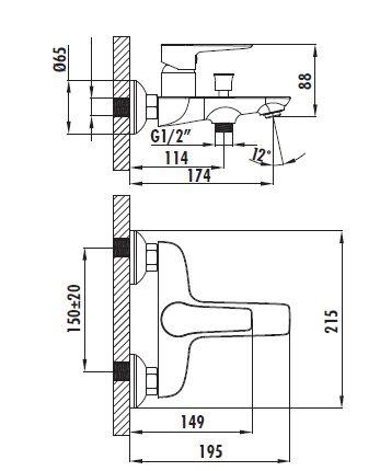 Creavit PR2500 Pure Banyo Bataryası