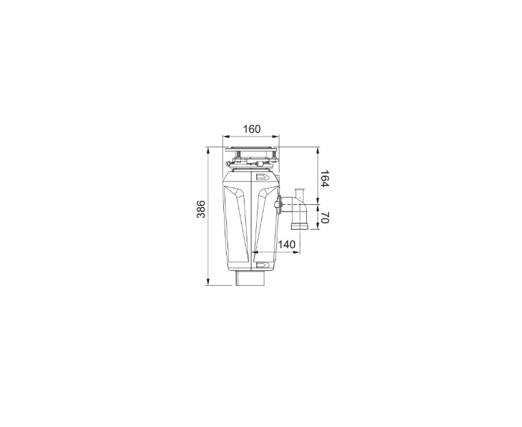 FRANKE Çöp Öğütücü Slim 75 134.0715.096