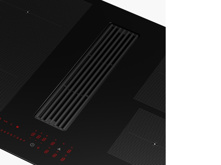 FRANKE MARİS 2GETHER FMA 8381 R HI Black Glass Ocak Davlumbaz Birarada 340.0705.337