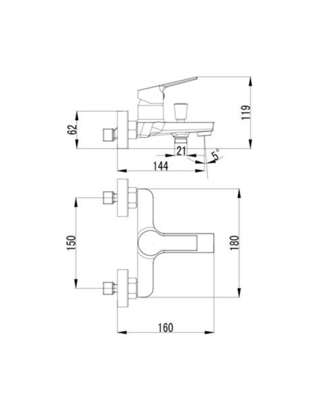 Creavit Ln2500 Luna Banyo Bataryası