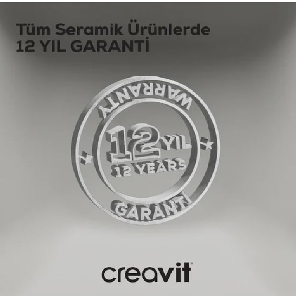 Creavit TP690 Pisuar Ara Bölme 5 cm - Mat Siyah