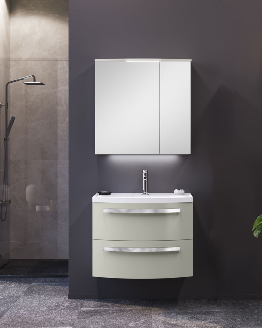 Orka Urla 70 cm  Banyo Dolabı Takım 