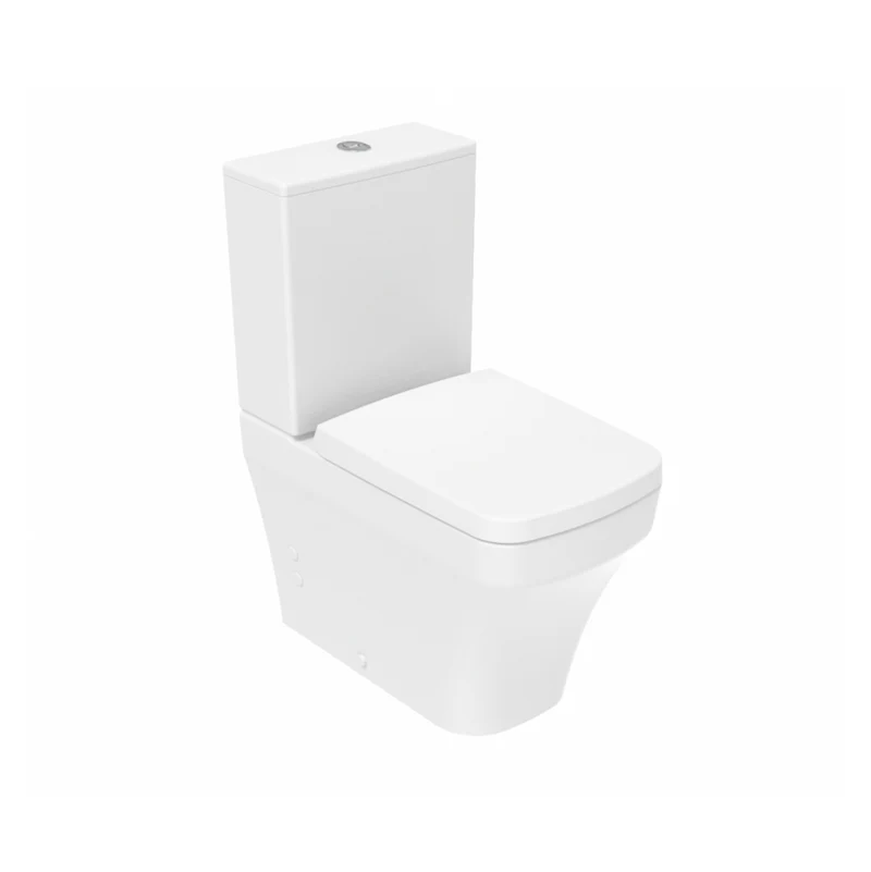 Creavit SO361 Solo Kanalsız Duvara Dayalı Klozet, Yavaş Kapanan Kapak ve İç Takım Set