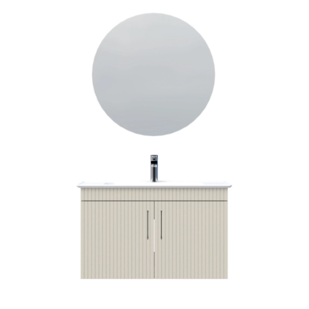 Creavit E10 Lake Kapaklı Erine Lavabolu Banyo Takımı 85 cm