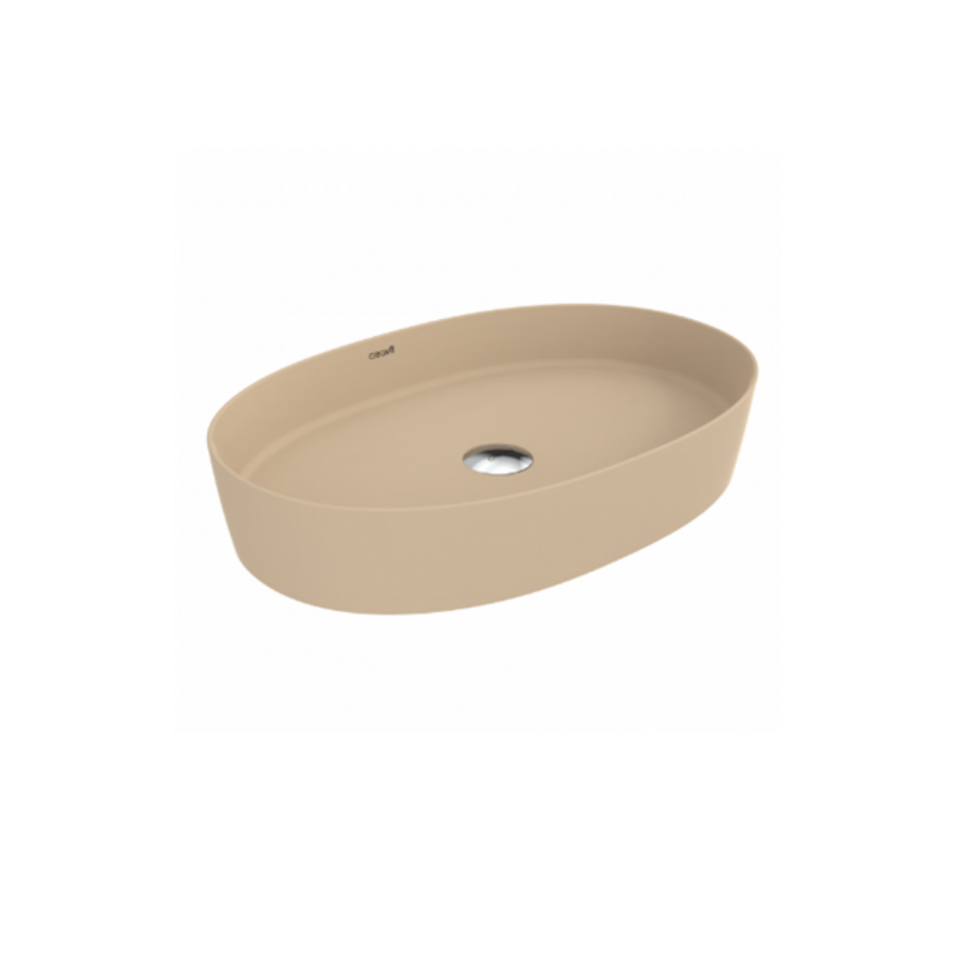 Creavit LP160 Loop Oval Çanak Lavabo 40x60 cm Mat Cappuccino