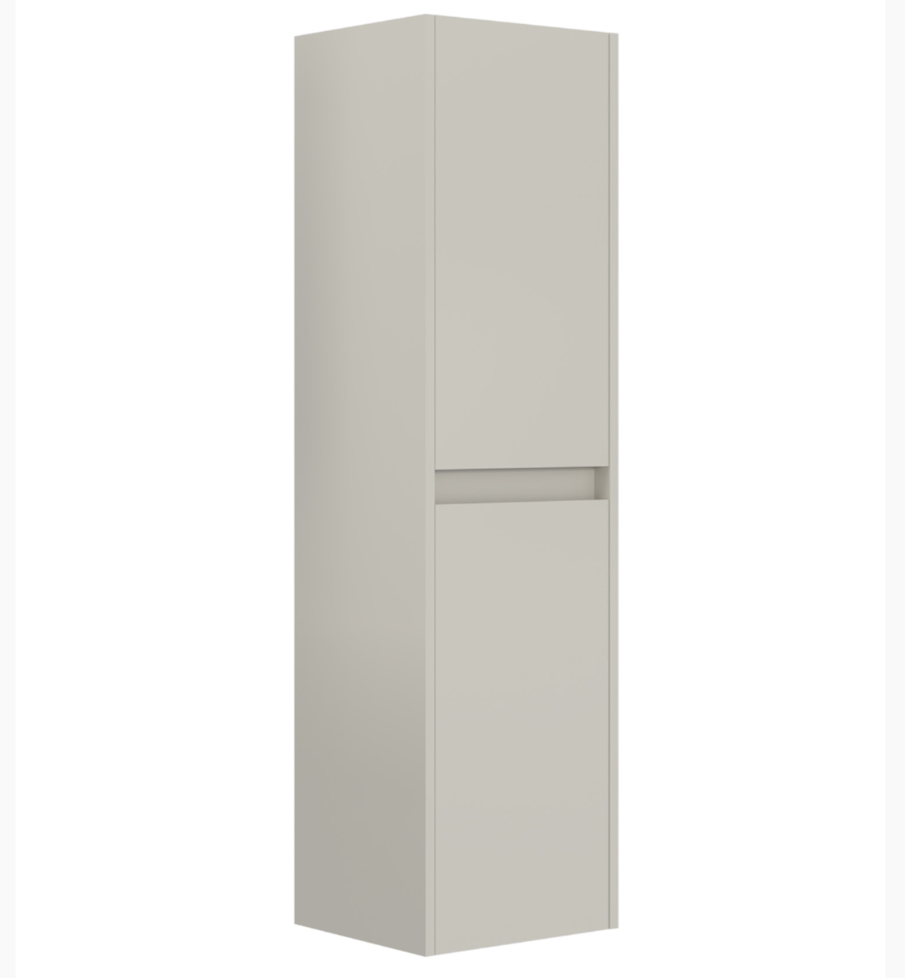 Orka Arno Kapaklı 40 cm Banyo Boy Dolabı Parlak Kaşmir