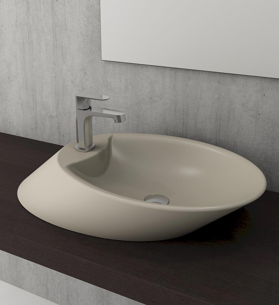 Bocchi 1021-011-0126 Vessel Bataryalı Çanak Lavabo 72 cm Kaşmir