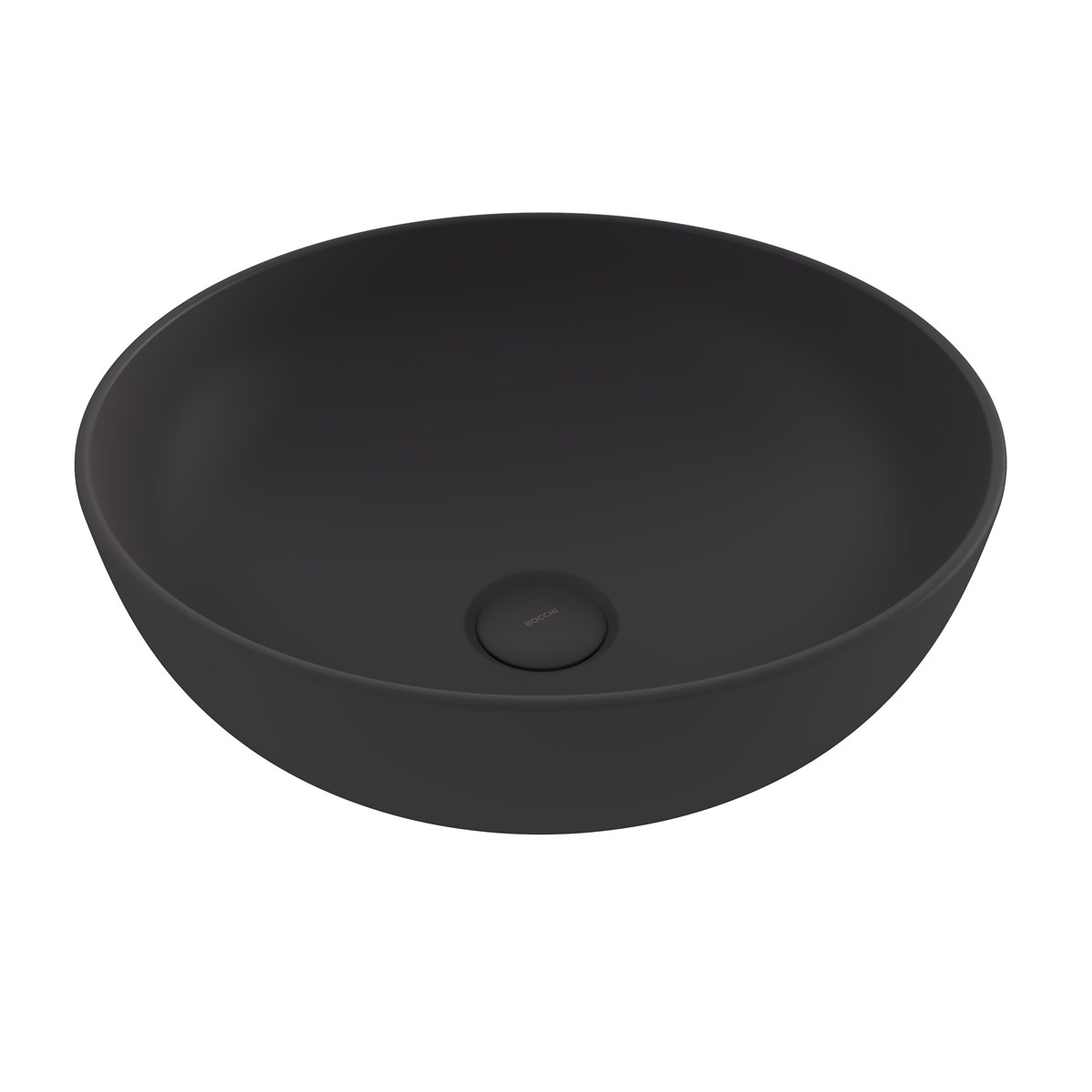 Bocchi 1494-020-0125 Slim Line Yuvarlak Lavabo 38 cm Mat Antrasit