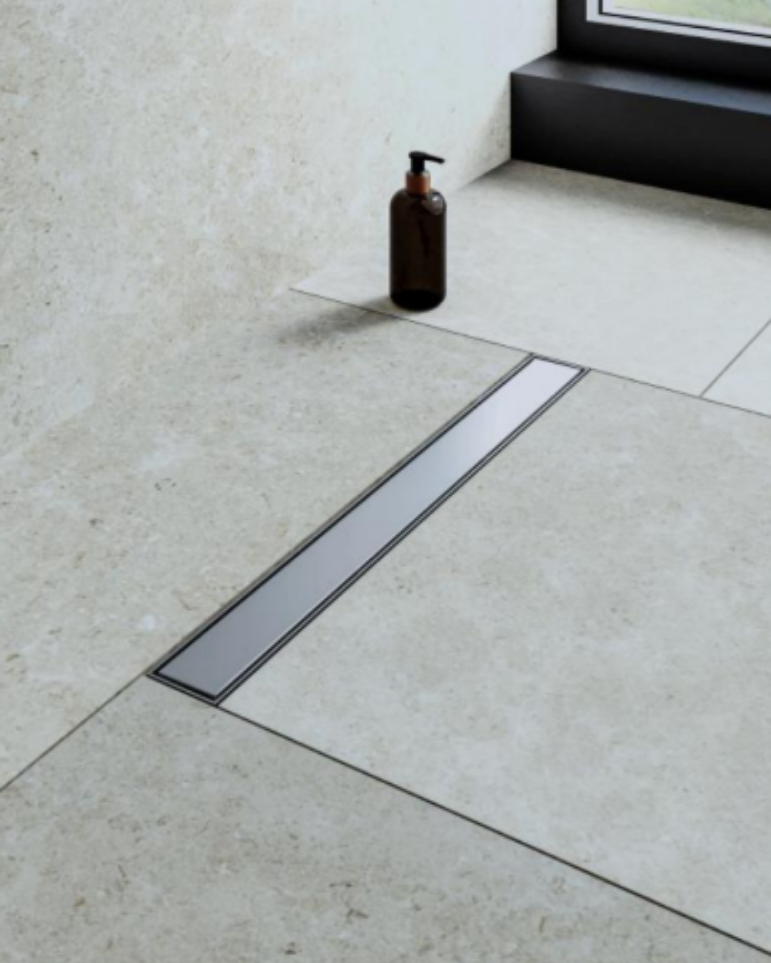 Kabinet Mira Duş Kanalı 40 cm Parlak Gümüş 