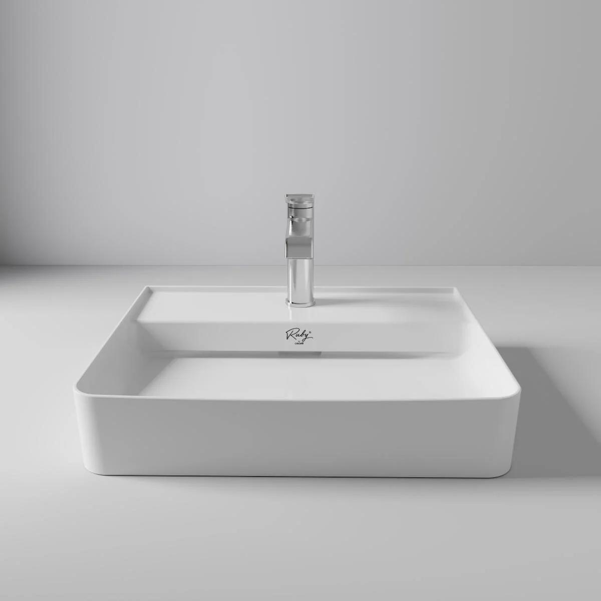 Creavit RB051 Ruby Tezgah Üzeri Lavabo 50x40 cm Parlak Beyaz