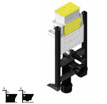 Bocchi 8050-1003 ALÇI PANEL İÇİ YERE HIZLI MON.SETİ 3-6 LT SET ÜSTÜ KUL.UYG