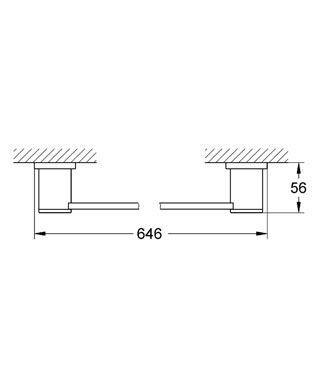 Grohe 40341000 Allure Havluluk Krom