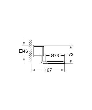 Grohe 40278000 Allure Sabunluk Tutacağı Krom