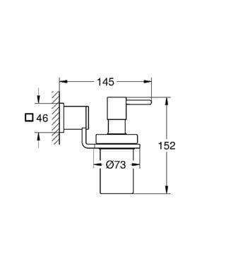 Grohe 40363000 Allure Sıvı Sabunluk Krom