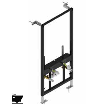 Bocchi 8040-1001 ASMA BİDE İÇİN TAŞIYICI DUVAR SETİ
