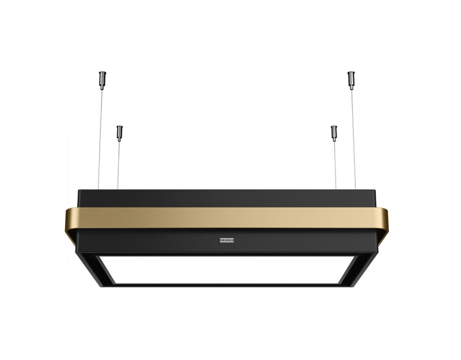 FRANKE Mythos Masterpiece FMYS BK/GD F80 KL Matt Black+Gold Ada Davlumbaz 345.0726.998