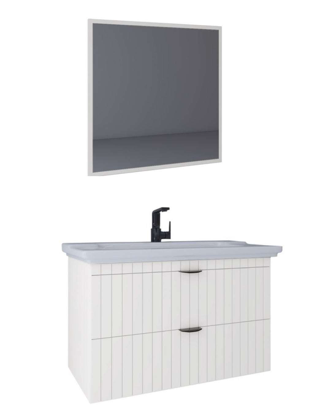 Kobos Noble Banyo Mobilyası Takımı Çekmeceli